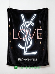 Yves Saint Laurent Throw Blankets